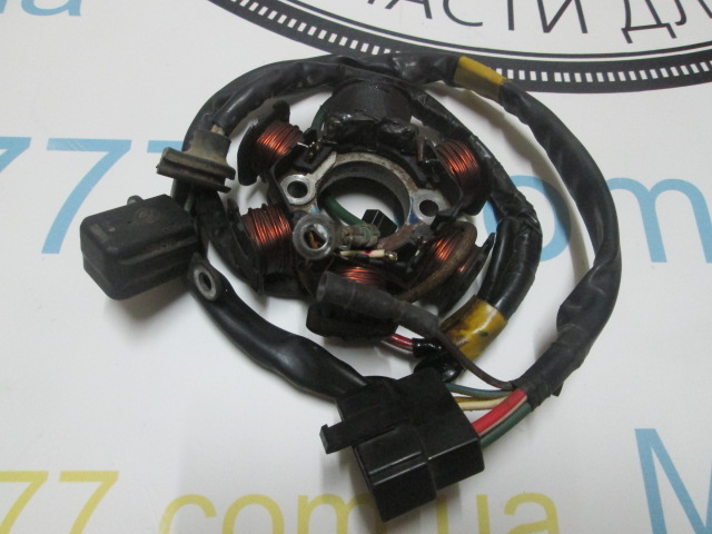 Статор генератора Honda Dio 18/25 / 27/28 JAPAN (ORIGINAL) (5+1 КАТУШЕК) Б/У