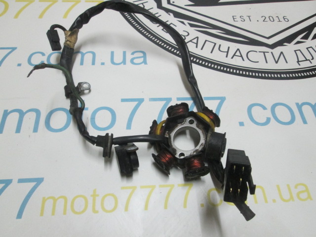 Статор генератора Honda Dio 18/25 / 27/28 JAPAN (ORIGINAL) (5+1 КАТУШЕК) Б/У