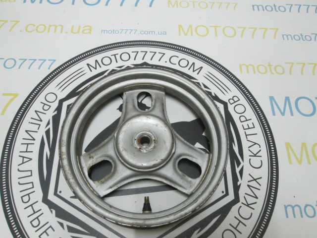 Диск колесный задний стальной 3,00/10(R-10) для скутеров HONDA DIO AF18/ AF27/ AF34/35 /56 FIT TACT 51 AF24/30